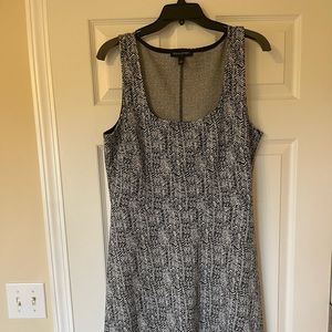 Banana Republic women’s dress size large black and white print